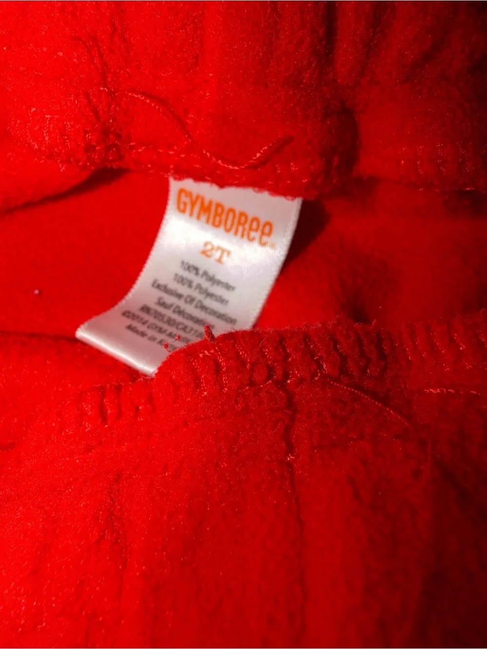 Gymboree 2t red